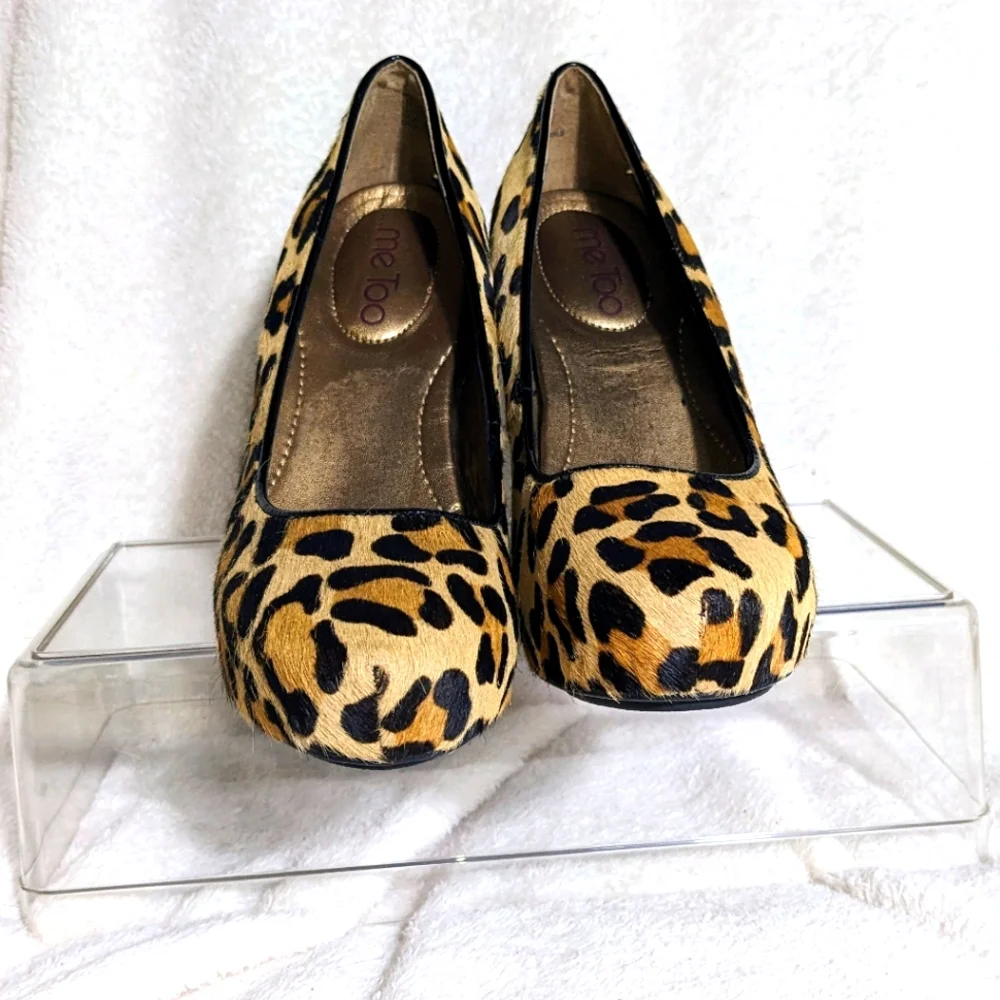Me Too Leopard Platform‎ Pumps | Size 8